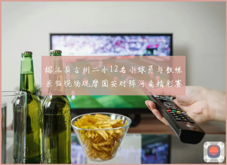 榕江县古州二小12名小球员与教练亲临现场观摩国安对阵河南精彩赛事